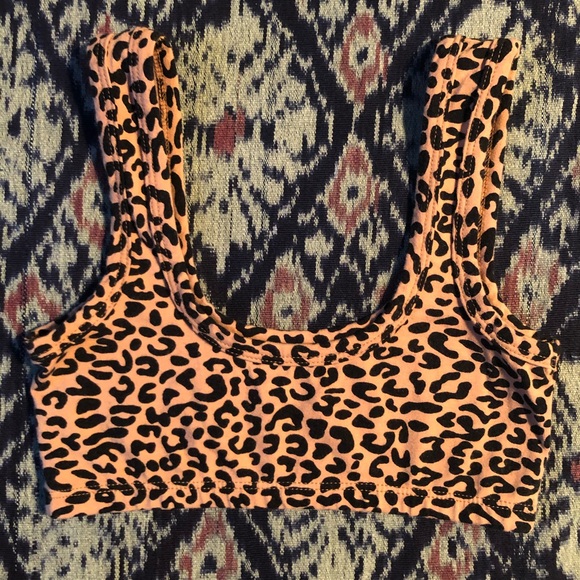 ARQ Other - -ARQ LEOPARD WIDE STRAP BRA-